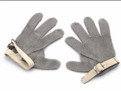 Vintage Stainless Steel Whiting & Davis Safety Cut Proof Glove – Pair Of Gloves