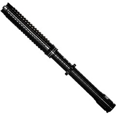 Flashlight Stun Gun Rechargeable Security Aluminum Twist of Fate 19″