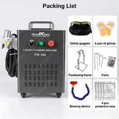 200W JPT Pulse Laser Cleaning Machine Wood Varnish Cleaning Double Pendulum US