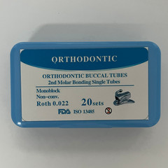 20Sets Dental Orthodontic Buccal Tubes 1st 2nd Molar Tube Roth MBT 022 Non-Con
