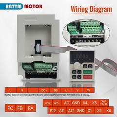 US SHIP】2.2KW 110V Water Cooled Spindle Motor ER20 80MM+2.2KW VFD Drive Inverter