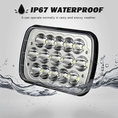 2PCS 5×7 Led Headlights Compatible With International 5900i 7300 7400 9200 94…