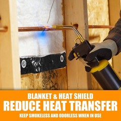 12”x12” Ceramic Fiber Insulation Blanket Protective Heat Shield with Grommets
