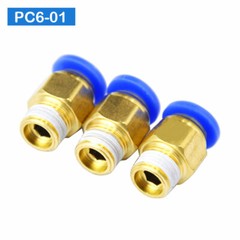 1/4″ OD Tube X 1/8″ NPT Pneumatic Fitting Push To Connect Air Fittings 10PCS