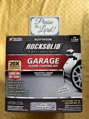 Rocksolid Garage Floor Coating Kit-60003, High Gloss 1-Car Garage Kit 90 Oz.