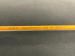 Lot of 2 Laboratory Thermometers ERTCO 1104 30-124 F & Fisherbrand 4885:1 243G