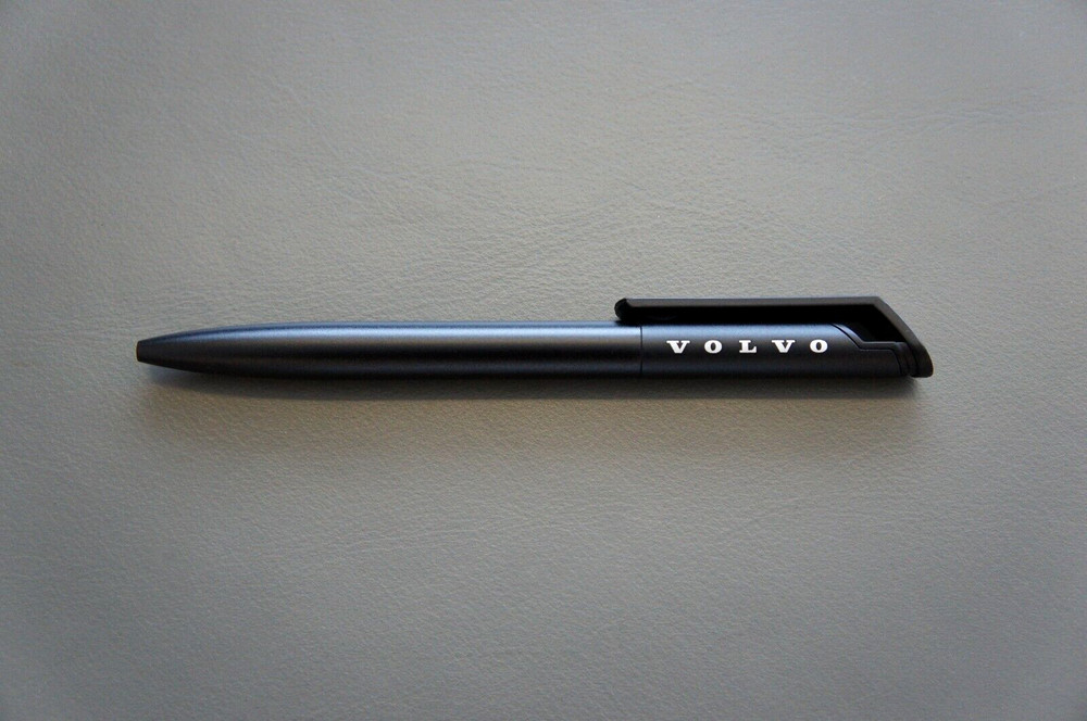 New Genuine Volvo Matte Black Quality Metal Ballpoint Roller Ball Pen Dealership