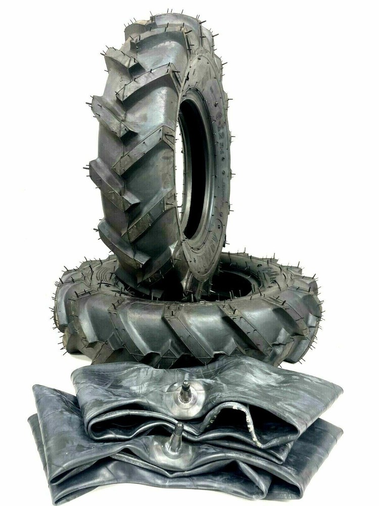 6-12 Farm R1 Tractor Tires (2 Tubes + 2 Tires) 6.00×12 600×12
