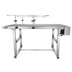 55″x22″ PVC Conveyor Belt 88 LBS Stainless Steel Industrial Belt Conveyor