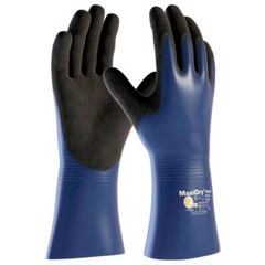 ATG Chemical Resistant Gloves: Micro-Foam Nitrile-Coated 1 Dozen 56-530/M