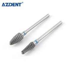 AZDENT Dental Resin Base Acrylic Polishing Burs Kit HP Tungsten Carbide Polisher