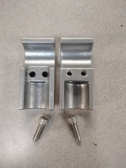 Heavy Duty 1-1/4″ Clamp-on Handrail Tee Tube Frame Pipe Connector Cast Aluminum
