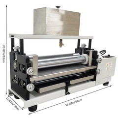 110V Automatic Double-sided Glue Coating Machine for Paper&Leather Steel Roller