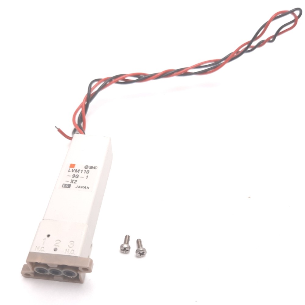 SMC LVM110-9G-1-X2 Chemical Solenoid Valve, 2-Position 3-Port, 5VDC, 0.25MPa
