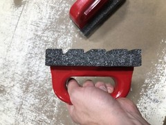 (1/ONE) Made In The USA HR-252 Concrete Rub Brick 20 Grit Silicon Carbide 6″x3