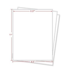 100 Premium Full Sheet Shipping Labels 8.5″x11″ Round Corner Self-adhesive UPS