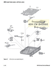 BEST 30H-40H? series 492Y Commercial Door Lock Dead Bolt Sub Assembly B35035