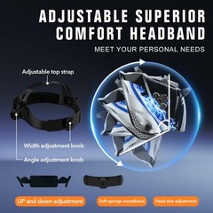 Solar Powered Auto Darkening Welder Mask with Large True Color View & 4 Sensors