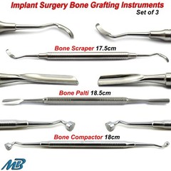 Dental Implant Bone Grafting Kit Bone Scraper Surgical Palti Bone Compactor CE