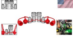 Precision Engineered 1/4″ NPT Hydraulic Quick Connect Couplers for Professionals