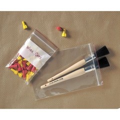 Minigrip Mgrl4p0609 Reclosable Bag, Zip Seal, 9 In L, 6 In W, 4 Mil Thick, Low