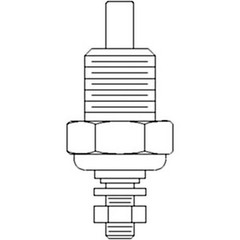 REPRODUCTION ELECTRIC WATER TEMPERATURE SENDING UNIT Fits Ford OLIVER TRACTORS