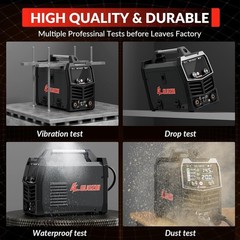 User-Friendly 145A MIG Welder – Lightweight & Safe with Advanced Protection
