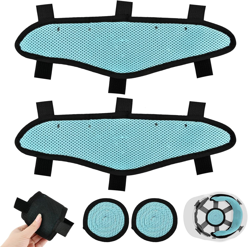 Hard Hat Top Pads and Sweatbands for Safety Helmet, Washable Hard Hat Cooling