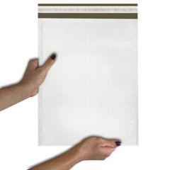UOFFICE 200 Poly Bubble Mailer Bags 9.5×14.5″ #4 White Self-Sealing