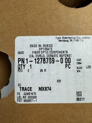 TYCO C/A 62.5/125, LDS, 2.5MM 25 FIBER OPTIC CABLE P/N 1-1278789-0