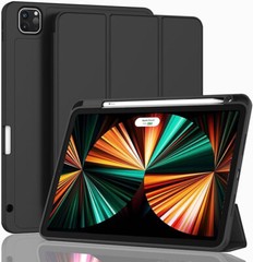 ZryXal iPad Pro 12.9 Inch Case (6th/5th/4th Gen) w/Auto 2nd Gen Pencil Charging