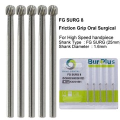 Wave Dental Surgical Bur Round Long 25mm Carbide Bur Friction Grip FG High Speed