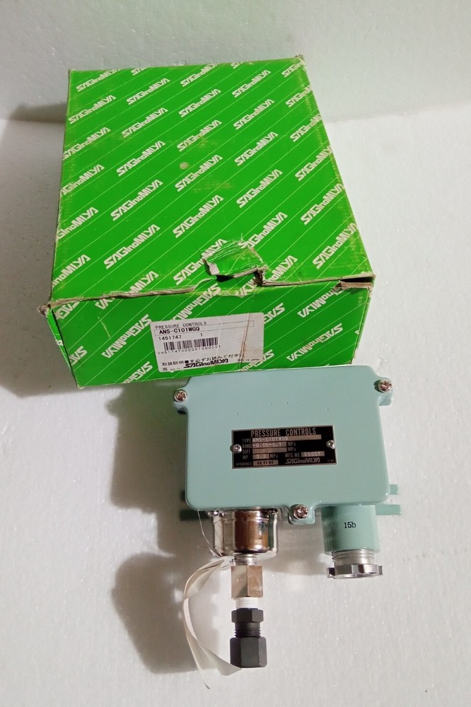 SAGINOMIYA ANS-C101WGQ PRESSURE CONTROLS RANGE -0.06-0.1 MPa MP 0.3 MPa NEW