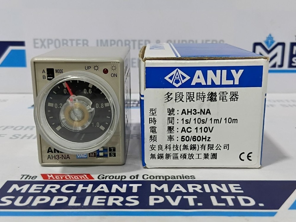 Anly AH3-NA Marine Electronic Timer AC110V 50/60Hz Time 1s/10s/1m/10m