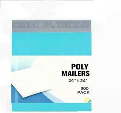 #8 24×24 Poly Mailers Shipping Bags Plastic Mailing Envelopes TEAL Green 300 PCS