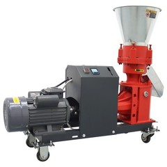 Chicken Feed Pellet Mill Machine arm Feed Granulator 4-Head Rollers 220V 1Phase