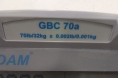 Adam Equipment GBC 70a 70 Lb Capacity 100 to 240V Industrial Bench Scale