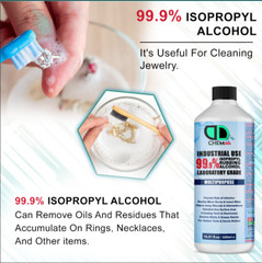 IPA 99.9% PURE Isopropyl Rubbing Alcohol Isopropanol Disinfectant Antiseptic UK