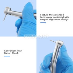 ENTERFANT Dental Air Turbine/NSK Style High Speed Handpiece Fiber Optic LED 4H
