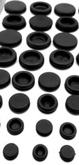 Hole Plugs For Auto Body Sheet Metal Solid Rubber Choose From 7 ID’s 1/16″ Panel