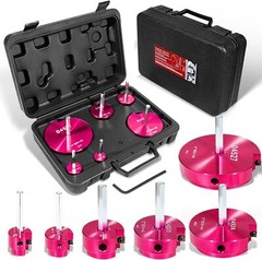6PCS PVC Pipe Reamer Kit Fitting Socket Saver SCH Plumbing Tools for 1/2″ Drills