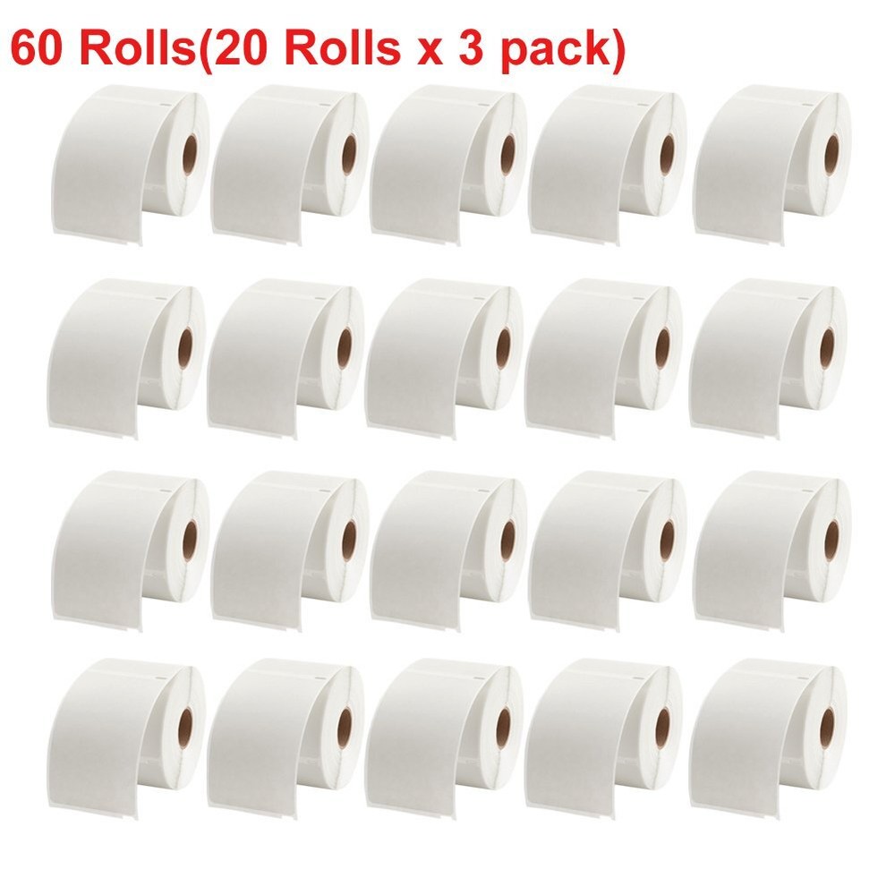 60 Rolls DYMO 4XL Direct Thermal Shipping Postage Labels 4×6 1744907 compatible