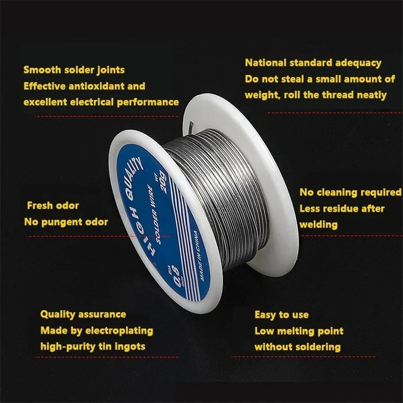 New 63/37 tin/lead Rosin Core Solder Wire 0.8mm Soldering welding FLUX 2.0% USA