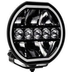 7″ Round LED Headlight 46015 45960 Dipped Beam Position Light