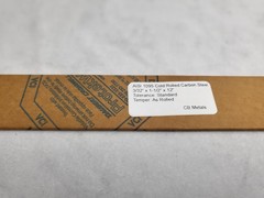 1095 Cold Rolled Carbon Steel 3/32″ x 1.5″, 12″ bar, Knife Making Stock, Billet