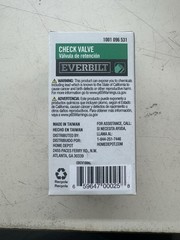 Everbilt 1 in. Brass Check Valve
