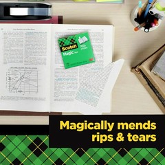 Scotch Magic Tape, Invisible, 12 Rolls | Home Office Supplies and Back to School