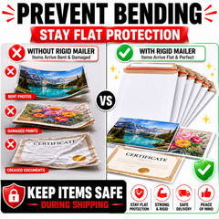 13×18 Rigid Photo Mailers Self Seal Stay Flat Cardboard Envelopes