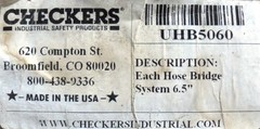 CHECKERS DIAMONDBACK MODULAR BRIDGE SYSTEM RAMP & TUNNEL SET, UHB5060, UHB5060R
