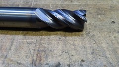 Widia Hanita Varimill 4fl carbide endmill .710″ R.03 REGRIND from 3/4″x4″ AlTiN